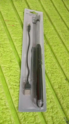 USB Rechargeable Electric Arc Lighter | Flexible Neck | Windproof Flameless BBQ & Candle Lighter