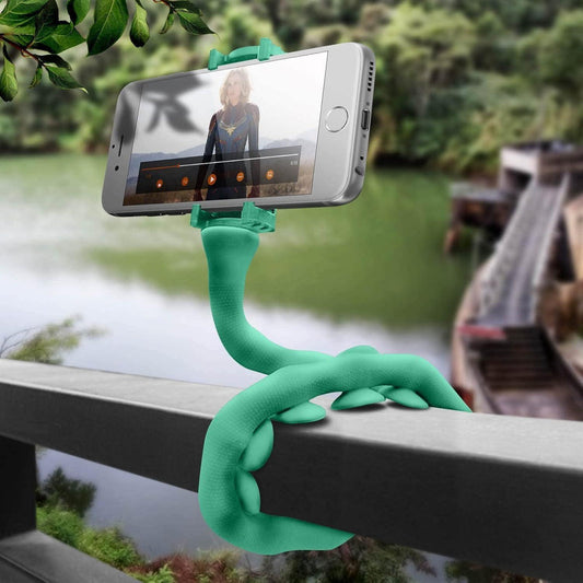 Cute Caterpillar Flexible Mobile Phone Holder with Suction Cups
