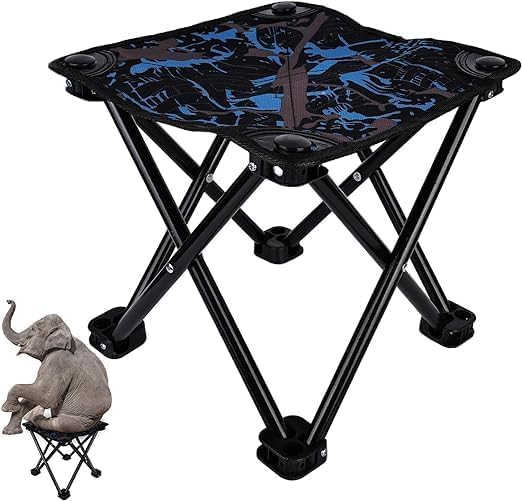 Portable Folding Stool for Camping, Hiking & Outdoor Travel