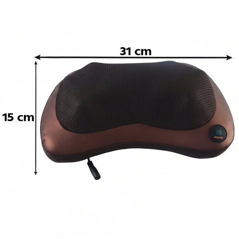 Professional Shiatsu Massage Pillow with Heat | Neck & Back Massager