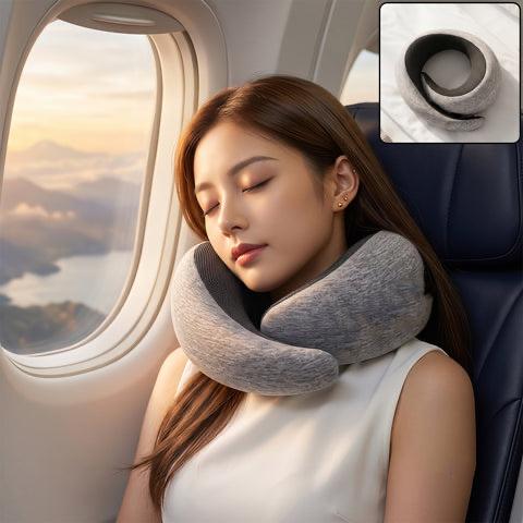 Soft Travel Neck Pillow, Memory Foam U-Shaped Support Pillow For Flights
