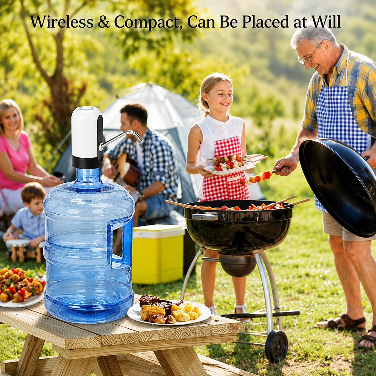 USB Rechargeable Automatic Water Bottle Pump
