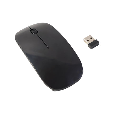 Wireless Mouse | 2.4GHz Slim Optical Mouse for Laptop, PC, Computer & Mac | Adjustable DPI | Plug & Play