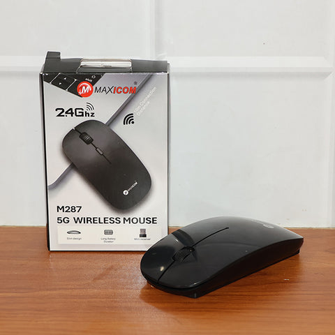 Wireless Mouse | 2.4GHz Slim Optical Mouse for Laptop, PC, Computer & Mac | Adjustable DPI | Plug & Play