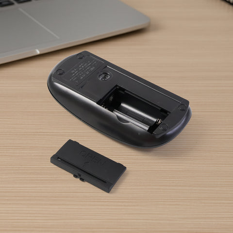 Wireless Mouse | 2.4GHz Slim Optical Mouse for Laptop, PC, Computer & Mac | Adjustable DPI | Plug & Play
