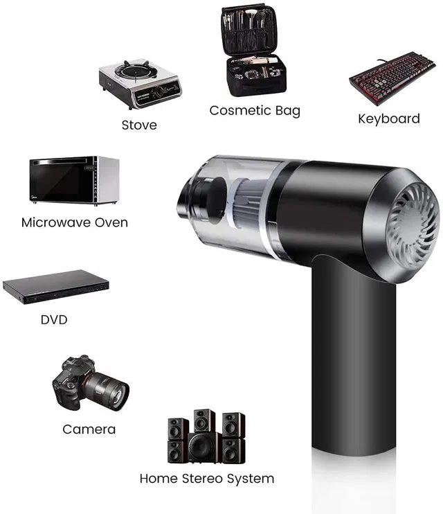 Multipurpose Portable Wireless Vacuum Cleaner & Air Duster